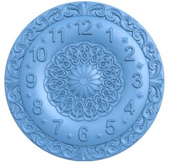 Wall clock pattern