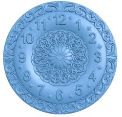 Wall clock pattern