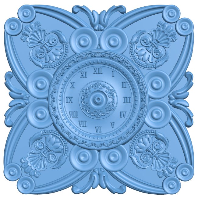 Wall clock pattern (4)