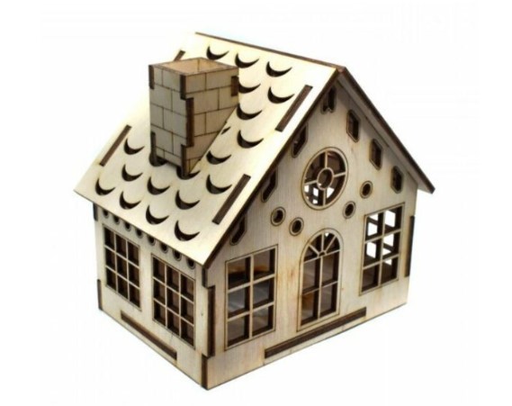 Wooden Christmas house