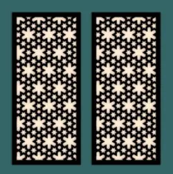 Design pattern panel screen