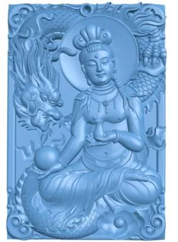 Guanyin and dragon