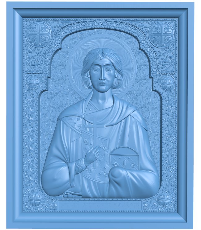 Icon of the holy martyr Valery