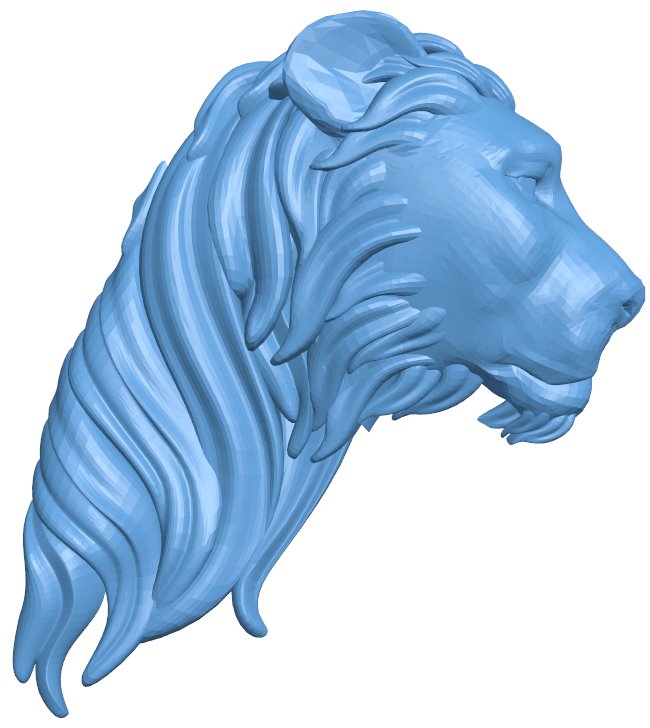 Lion head pattern