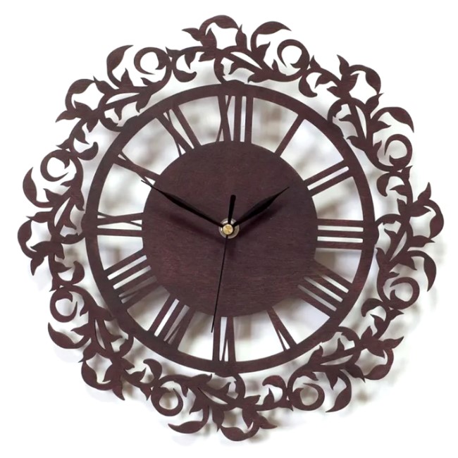 Ornament Clock Wall