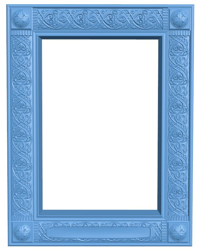 Picture frame or mirror – 3D Model – Vector files