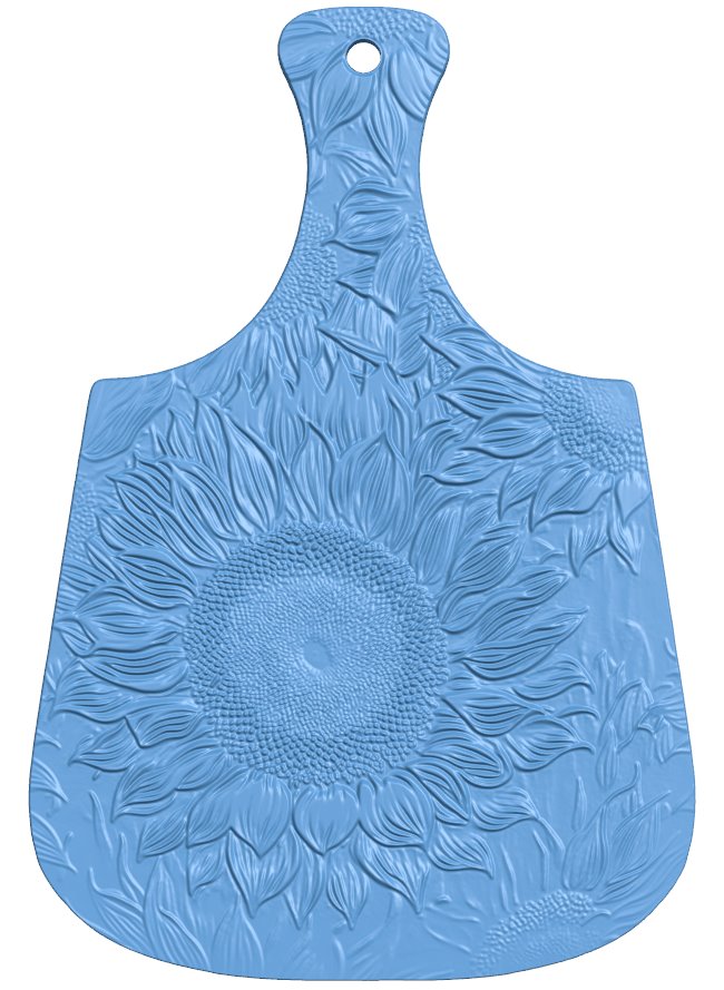 Sunflower cutting board