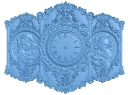 Two ladies wall clock