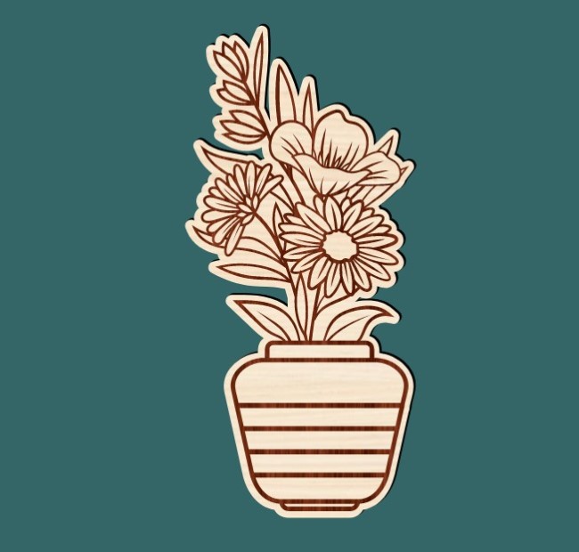 Vase flower