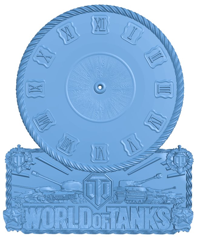 Wall clock pattern