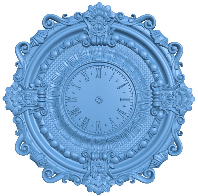 Wall clock pattern (2)