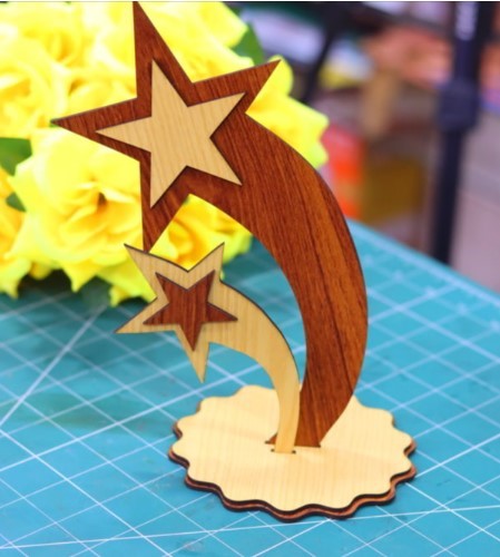 Wooden trophy