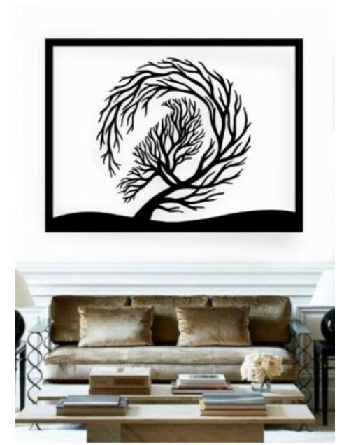 Bird tree wall art