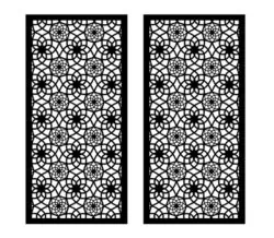 Design pattern panel screen