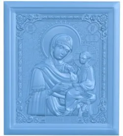 Icon of Mother of God Tikhvinskaya