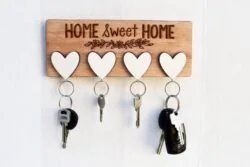 Love Heart Key Ring Holder