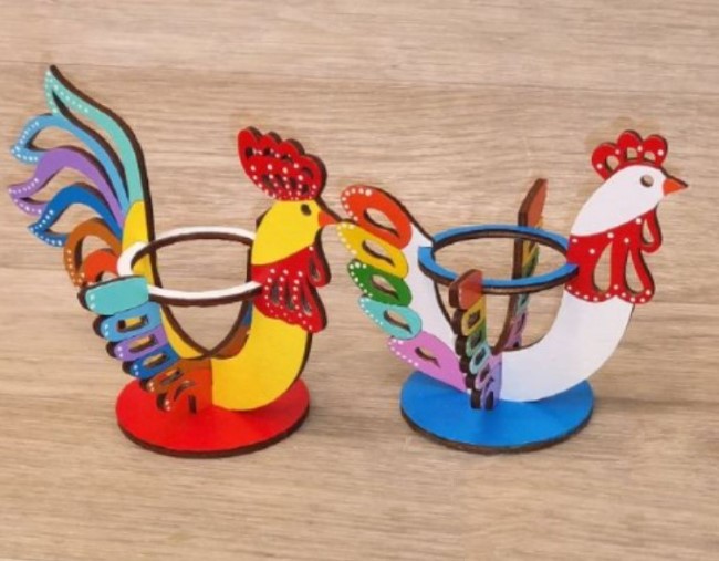 Rooster Egg Holder Easter