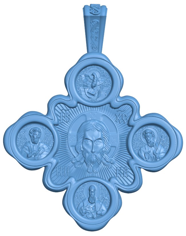 Cross necklace pattern