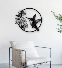 Hummingbird wall decor