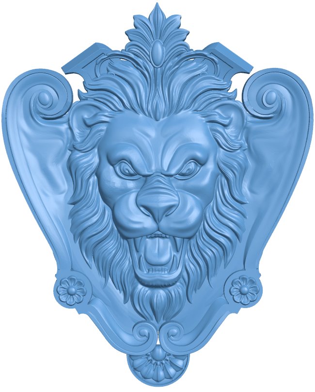 Lion head pattern