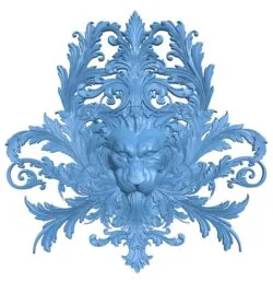 Pattern decor design lion