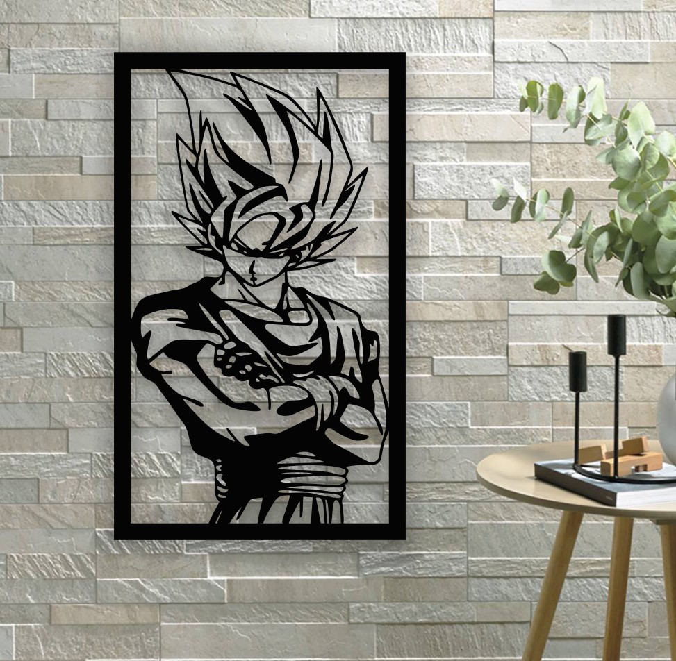 Songoku wall decor