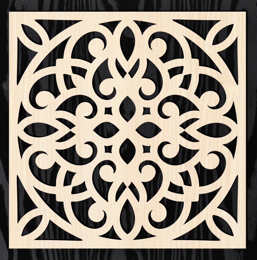 Square decoration