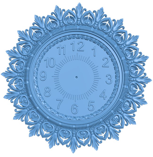 Wall clock pattern (2)