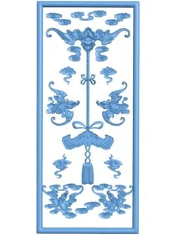 Door frame pattern