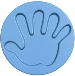 Hand shaped tray