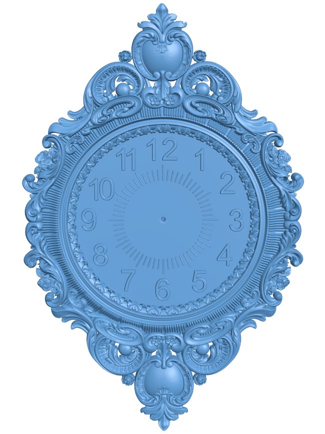 Wall clock pattern