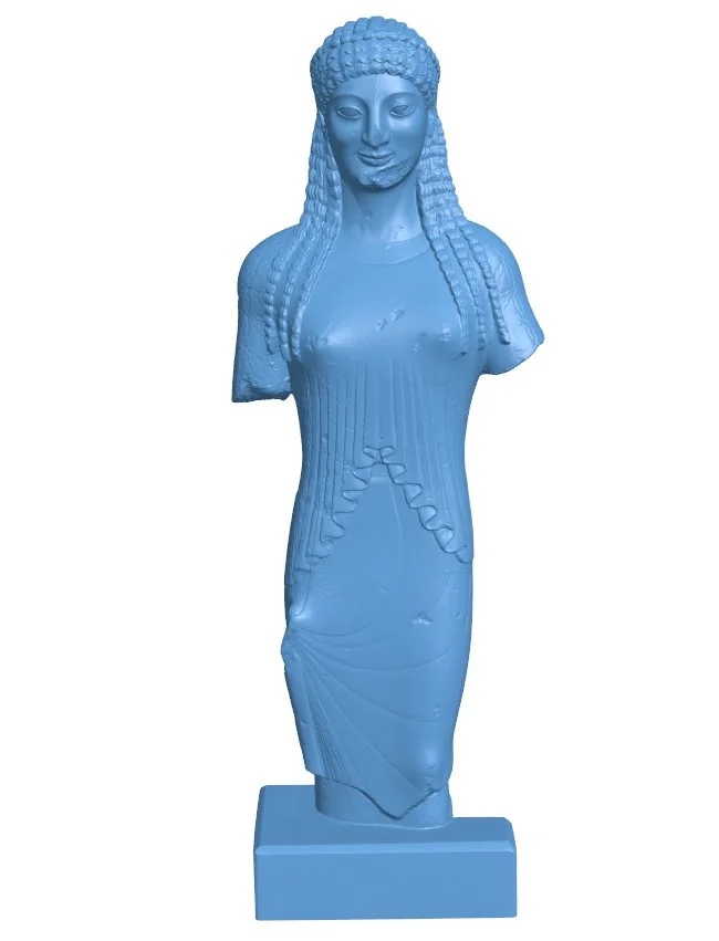 Ancient statuette scan