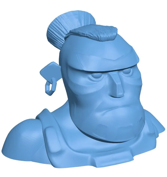 Boom Beach Warrior Bust Collectable