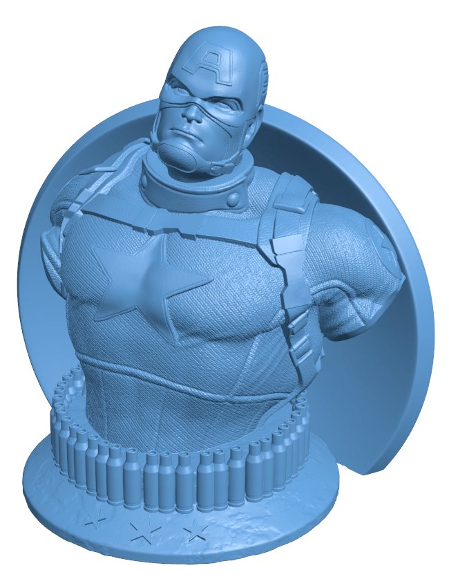 Captain America bust - superhero ( 2 )