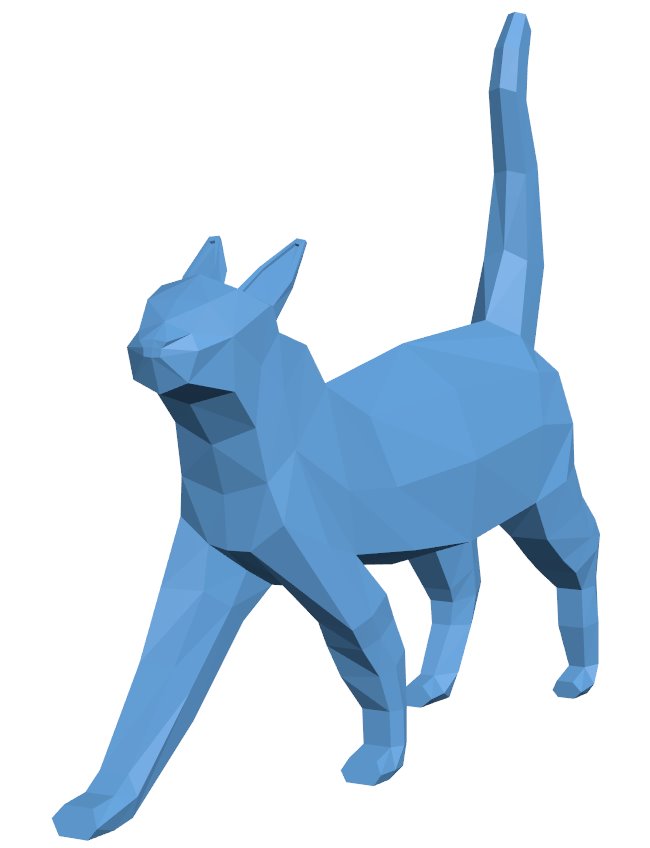 Cat lowpoly