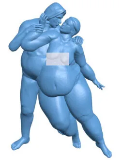 Fat couple dance