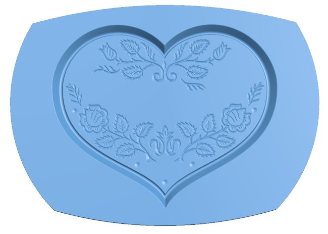 Heart shaped gingerbread mold