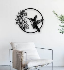 Hummingbird wall decor