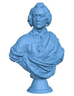 Met bust of an englishman – man