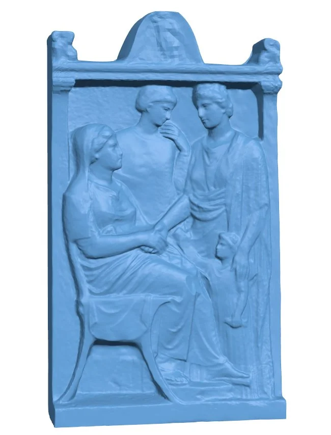 Met stele of a woman