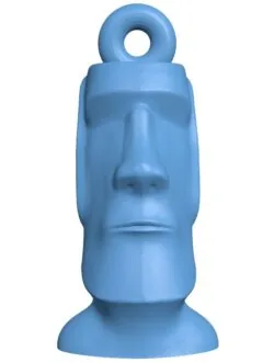 Moai keychain