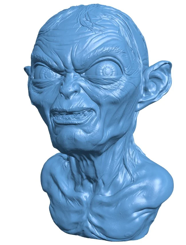 Mr Gollum bust