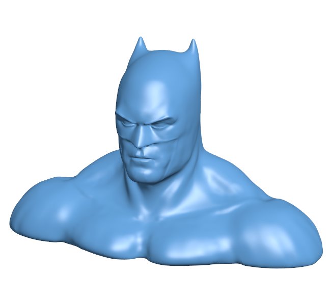 Muscular Batman bust - superhero