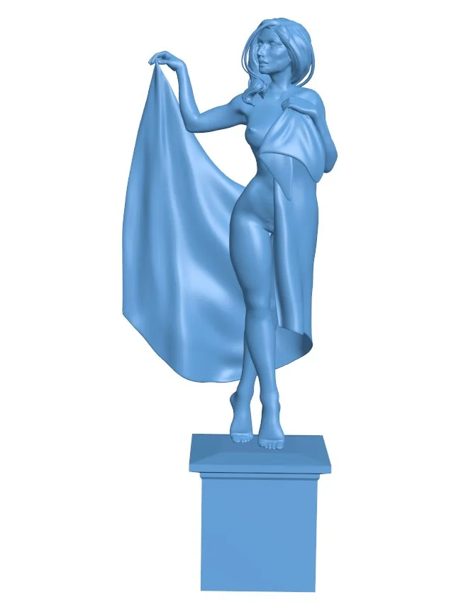 Posing with a towel - women