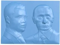 Putin and Medvedev