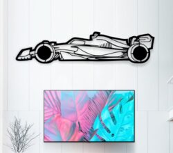 Racing car wall decor