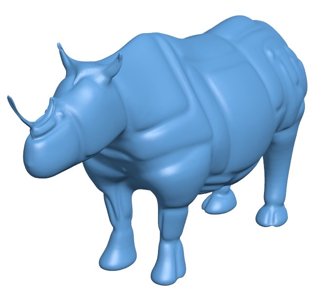 Rhino sculpture