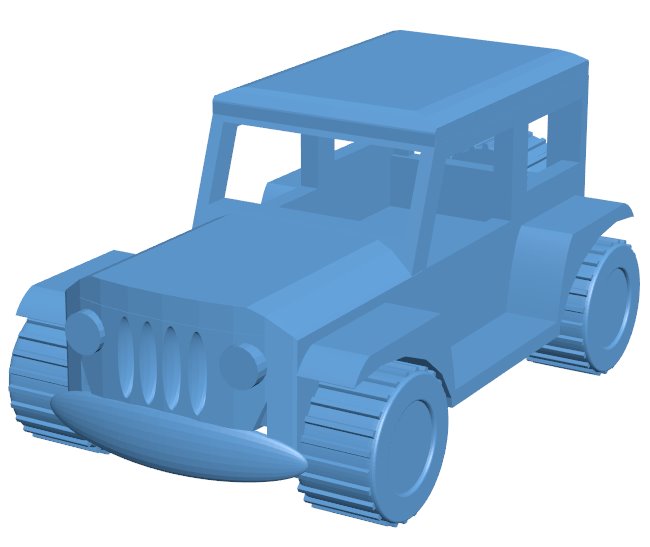 Simple jeep car