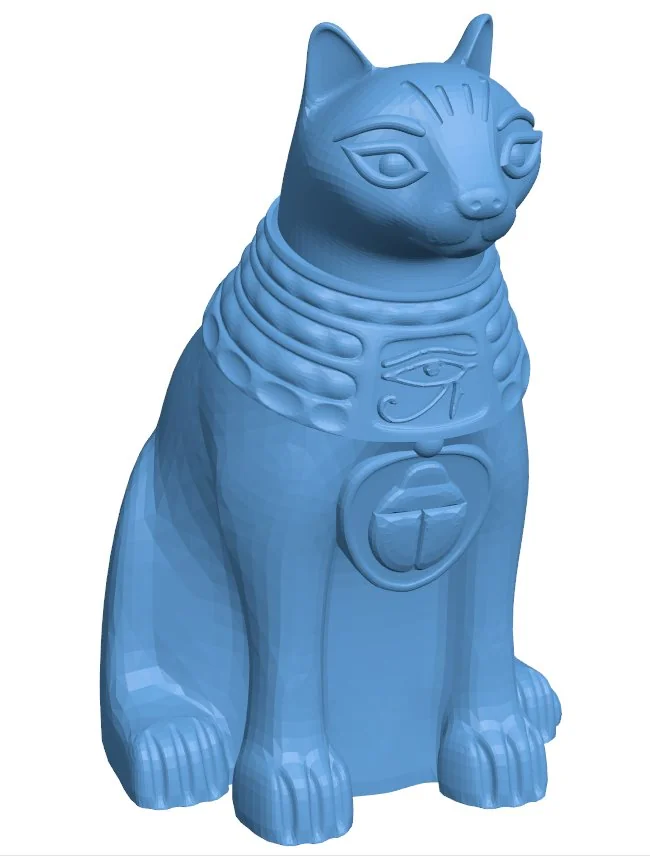 Sitting bastet - cat