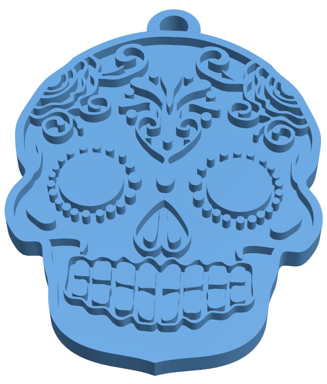 Skull-shaped pendant